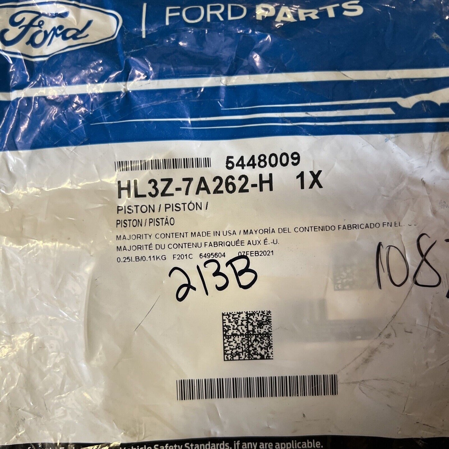 Genuine OEM Ford Automatic Transmission Piston HL3Z7A262H