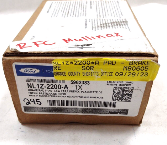 Genuine OEM Ford Expedition Brake Pads 2022-2024 NL1Z2200A