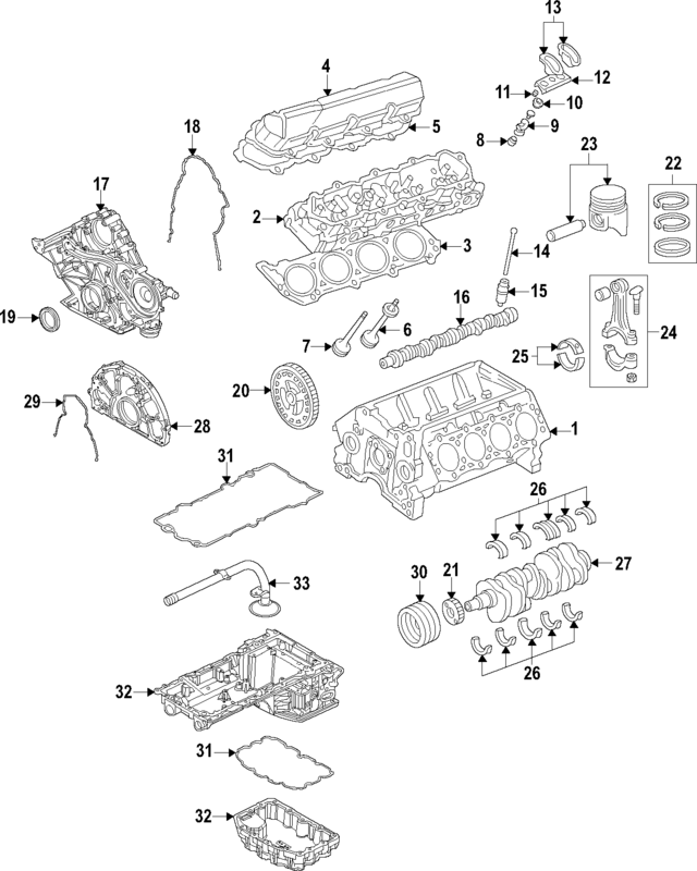 Genuine OEM Ford Super Duty Left Side Engine Cylinder Head Gasket 6.7L HC3Z6051B