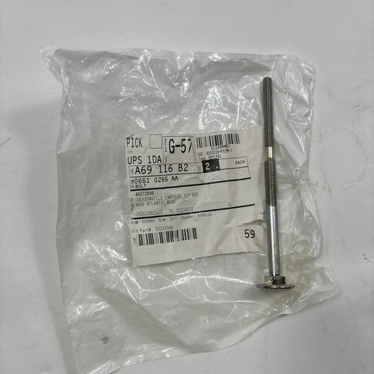 Genuine Mopar Shoulder Bolt 6510265AA