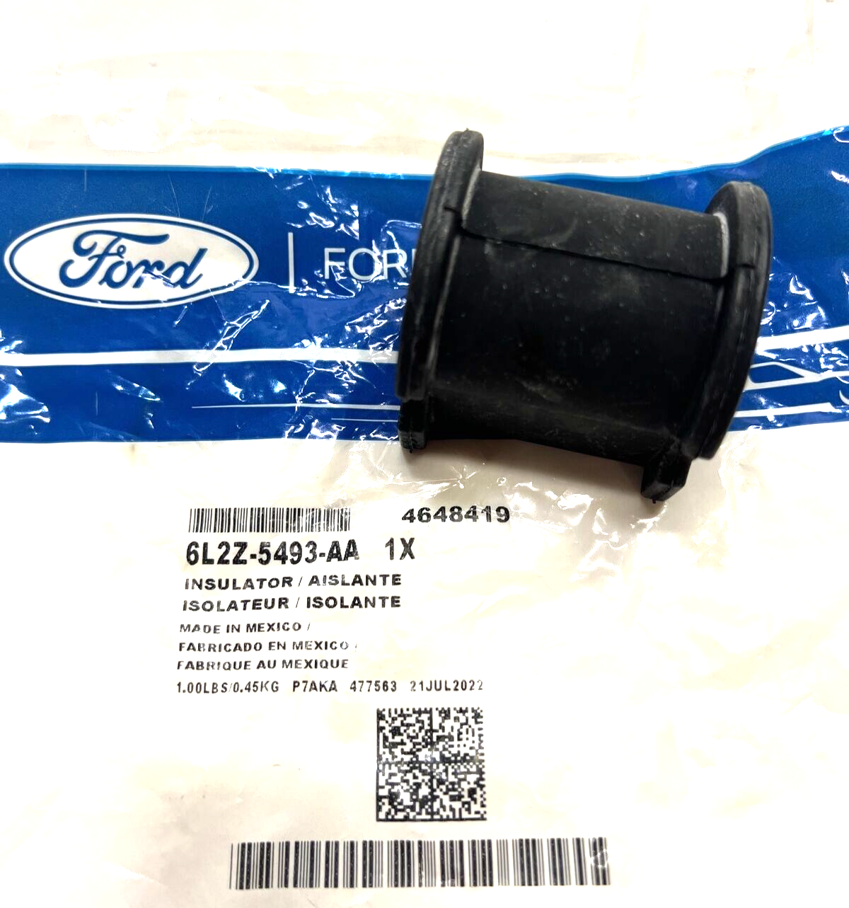 Genuine OEM Ford Explorer Rear Stabilizer Bar Bushing Insulator 06-10 6L2Z5493AA