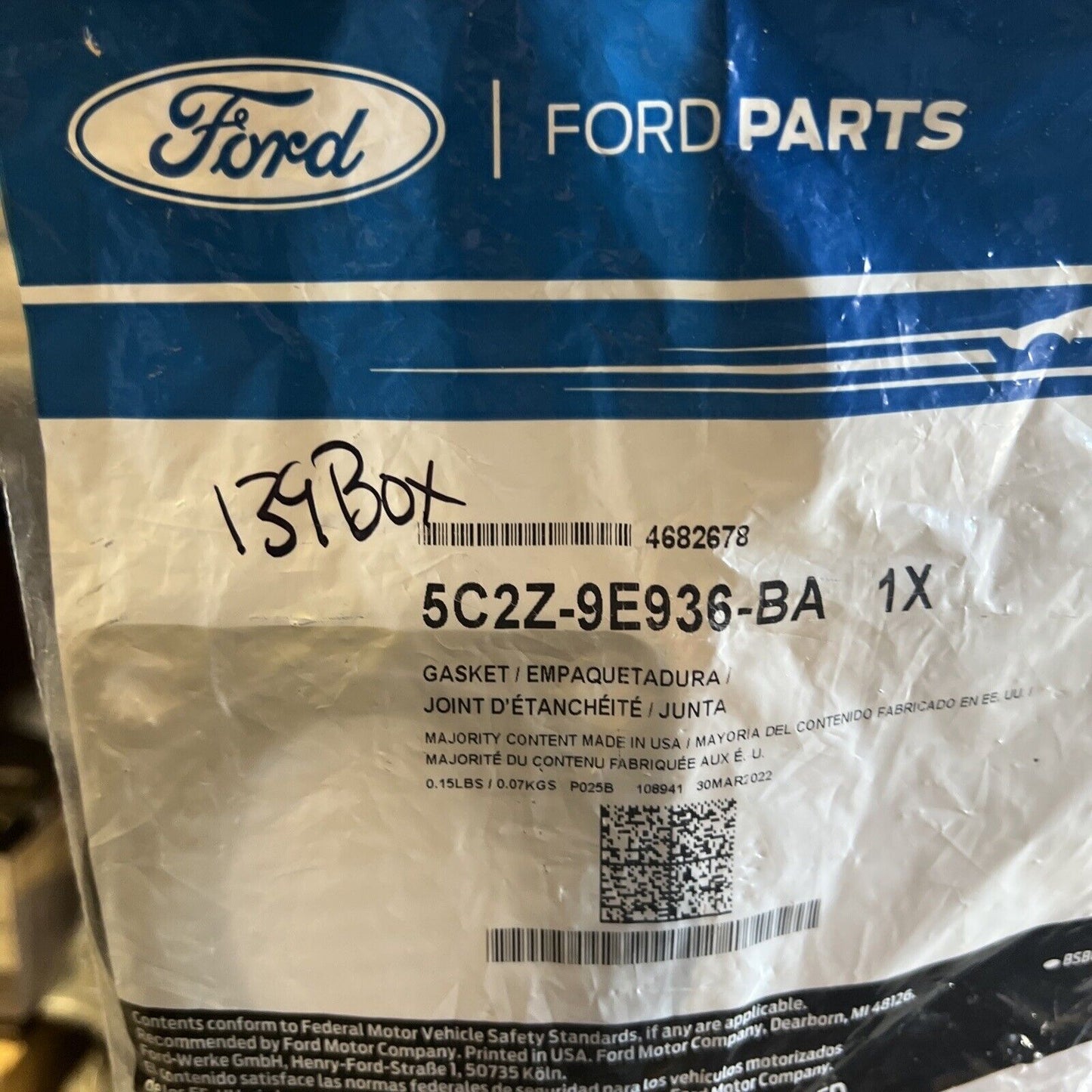 Genuine OEM Ford E-150 Fuel Injec Throttle Body Mount Gasket 07-16 5C2Z9E936BA