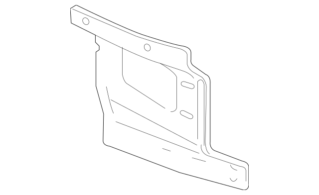 Genuine OEM Ford Super Duty Front Left Side Bumper Bracket 05-07 5C3Z17B985AA