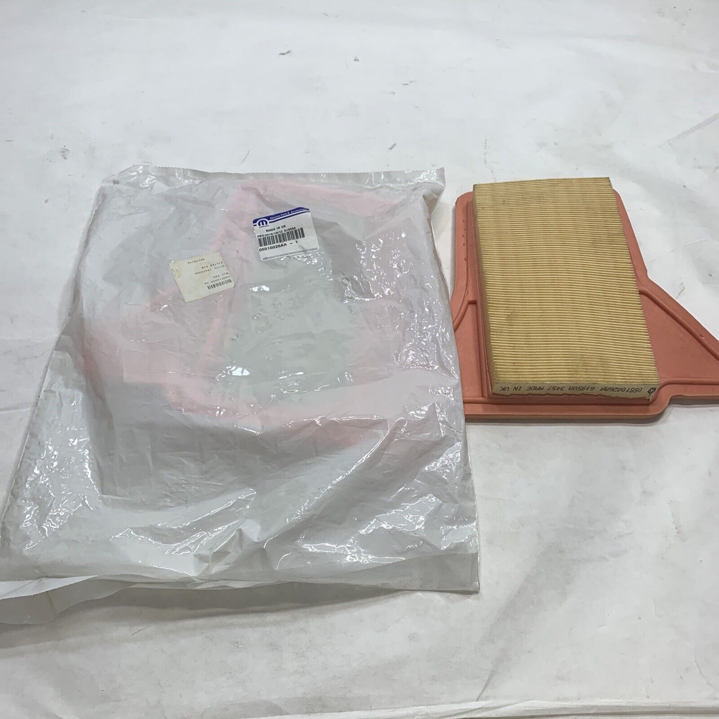 New OEM Mopar Air Filter 5510026AA, 5510026AA Air Filter NOS