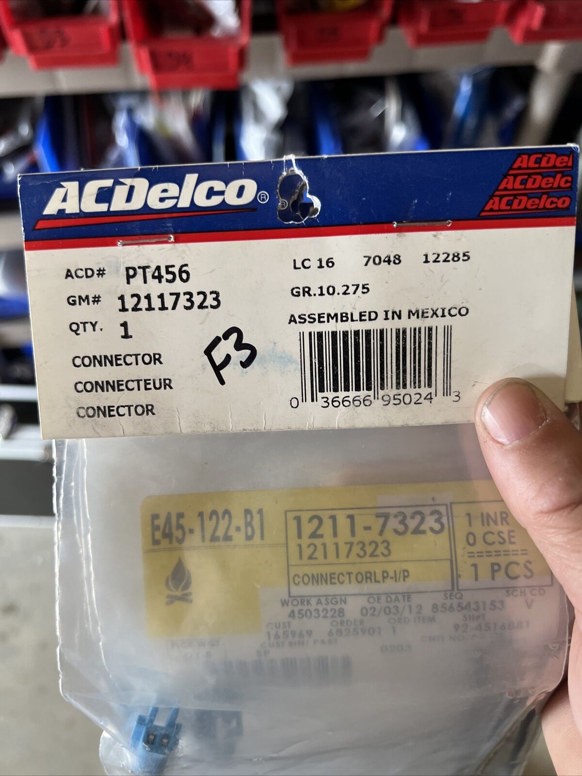 ACDelco PT456 Chevy Olds Le Sabre Body Wiring Harness Connector Rear