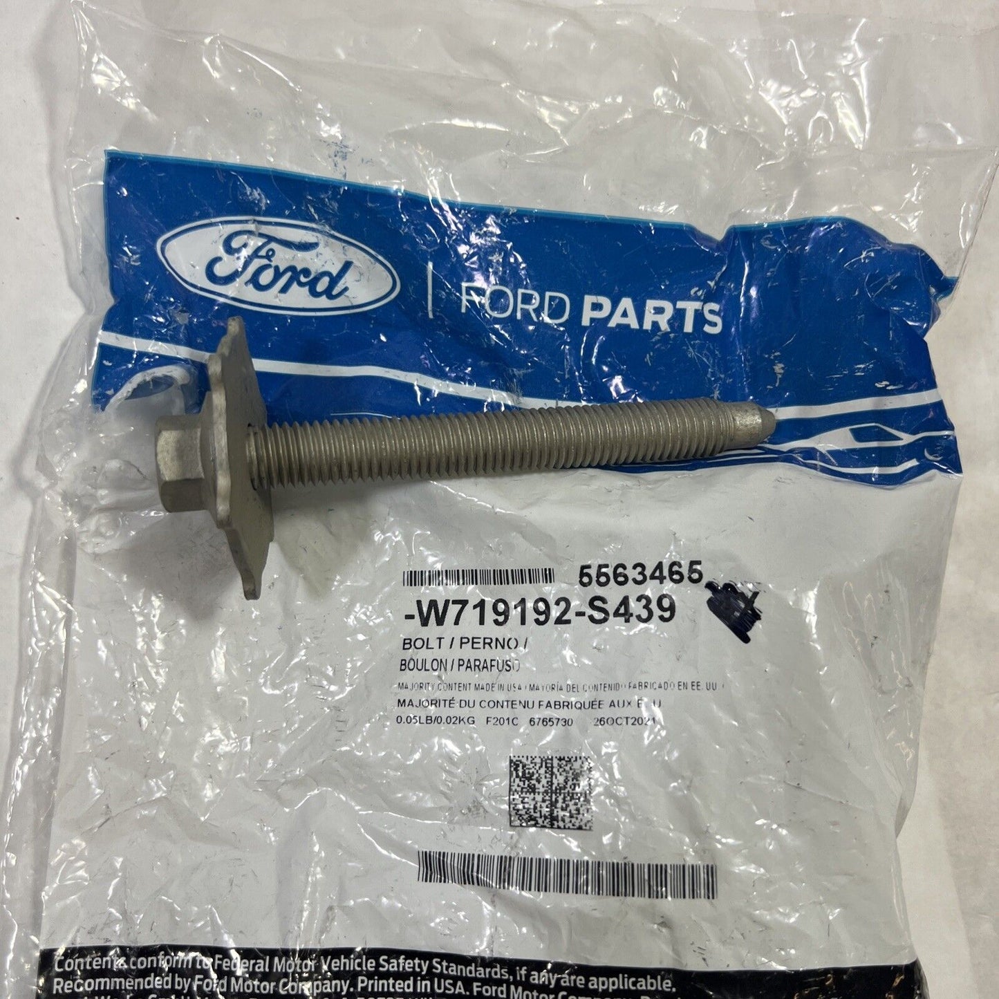 Genuine OEM Ford Escape Front Engine Cradle Bolt 2020-2023 W719192S439