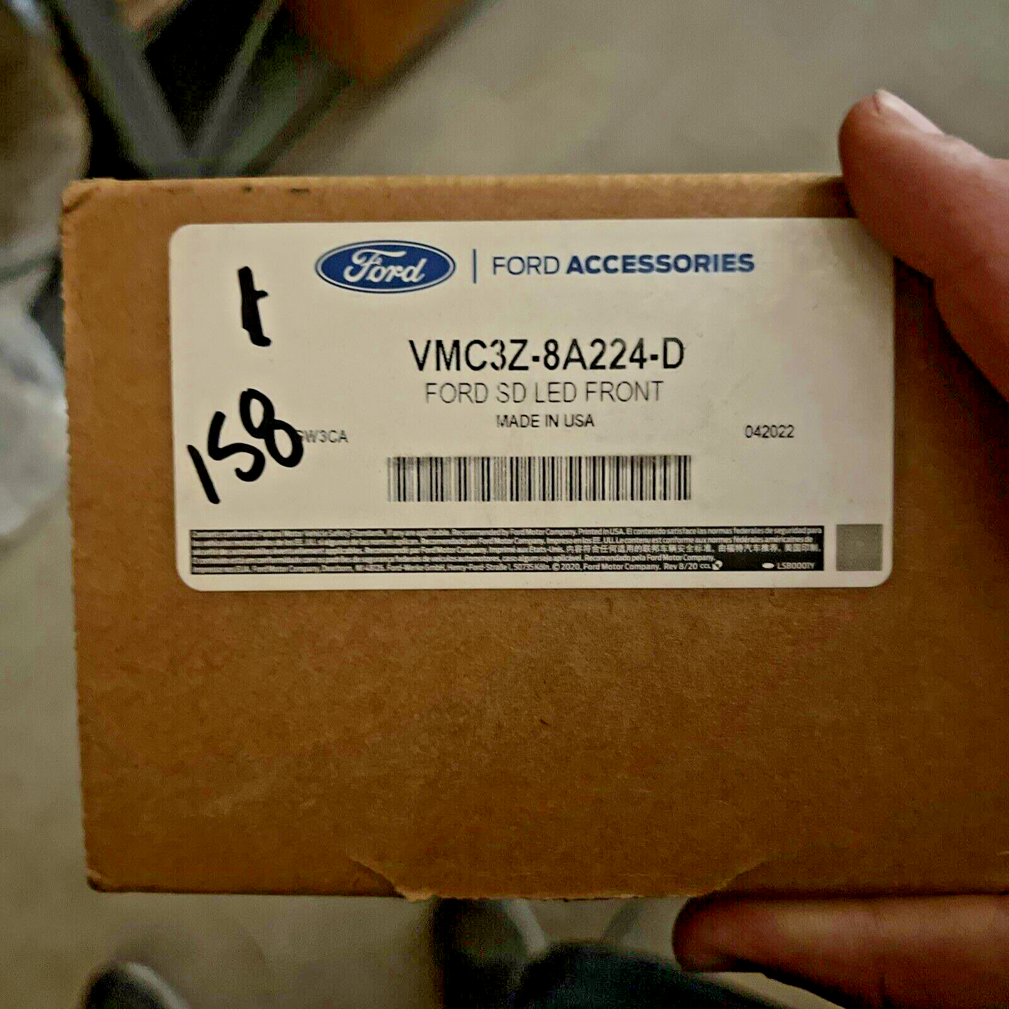 Genuine OEM Ford F-250 Led Lighted Front Emblem Kit With Camera VMC3Z8A224D