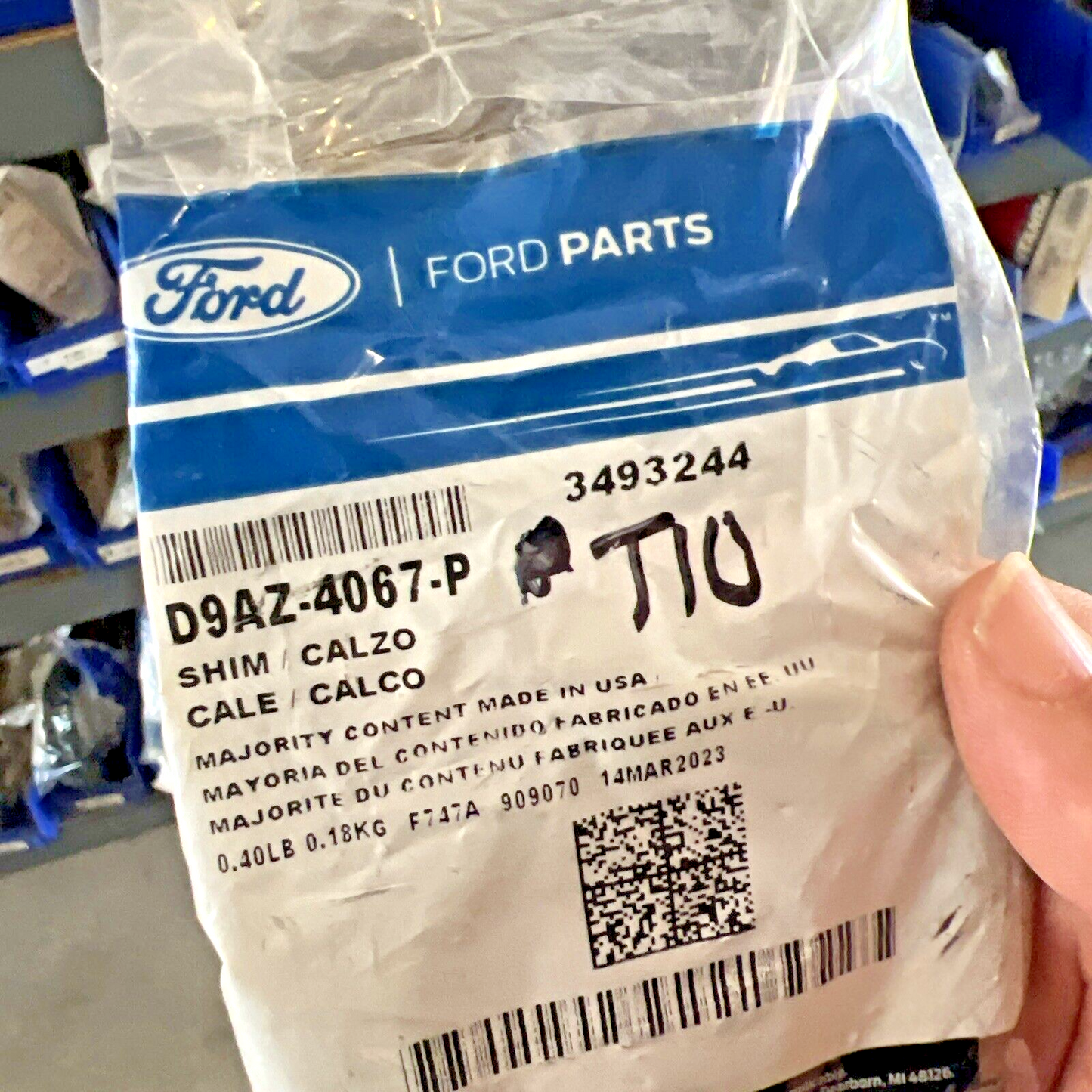 Genuine OEM Ford F150 Mustang 8.8 Rear End Differential Bearing Shim D9AZ4067P