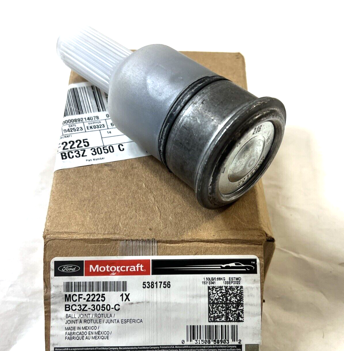 Genuine OEM Ford Front Suspension Track Bar Lower Ball Joint Motorcraft MCF2225