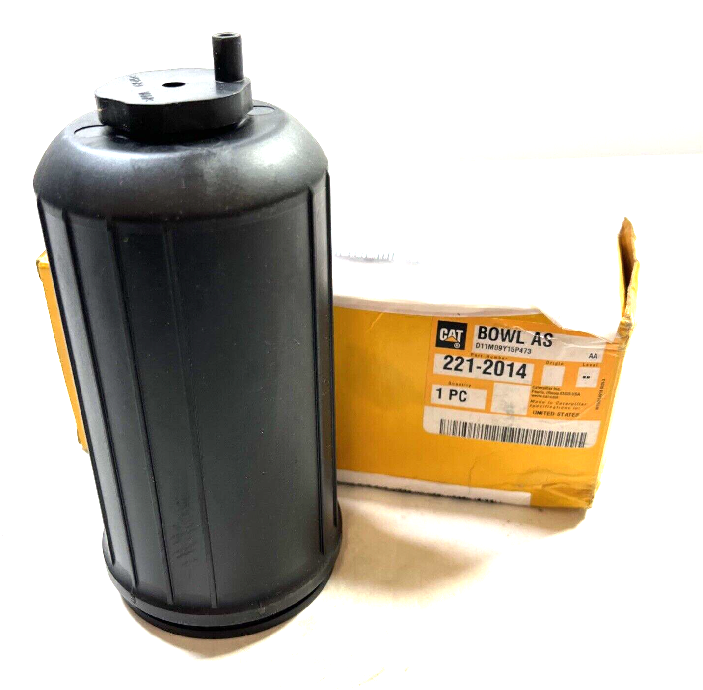 Genuine OEM Caterpillar Filter Bowl Assembly Holder Water Seperator CAT 2212014