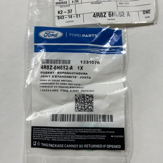 Genuine OEM Ford Oil Return Tube Gasket 4R8Z-6N652-A