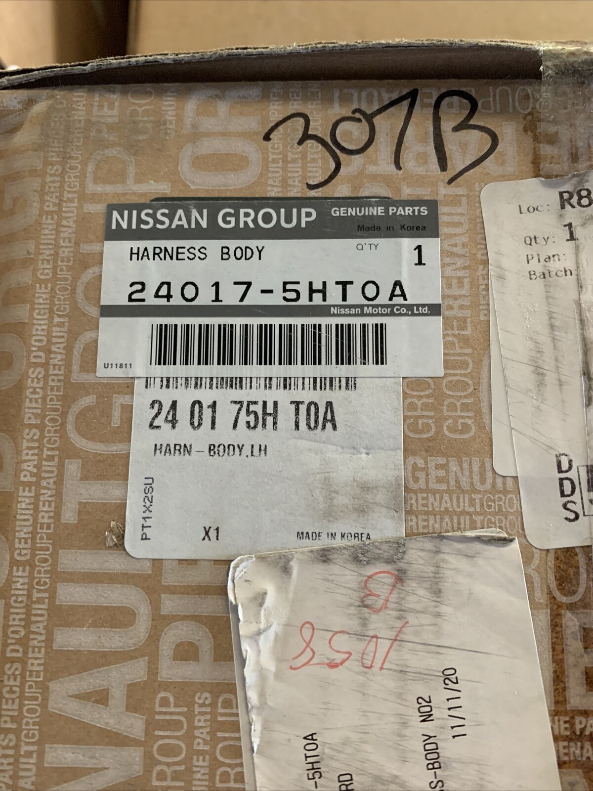 New OEM Genuine Nissan Wiring Harness Body 240175HT0A