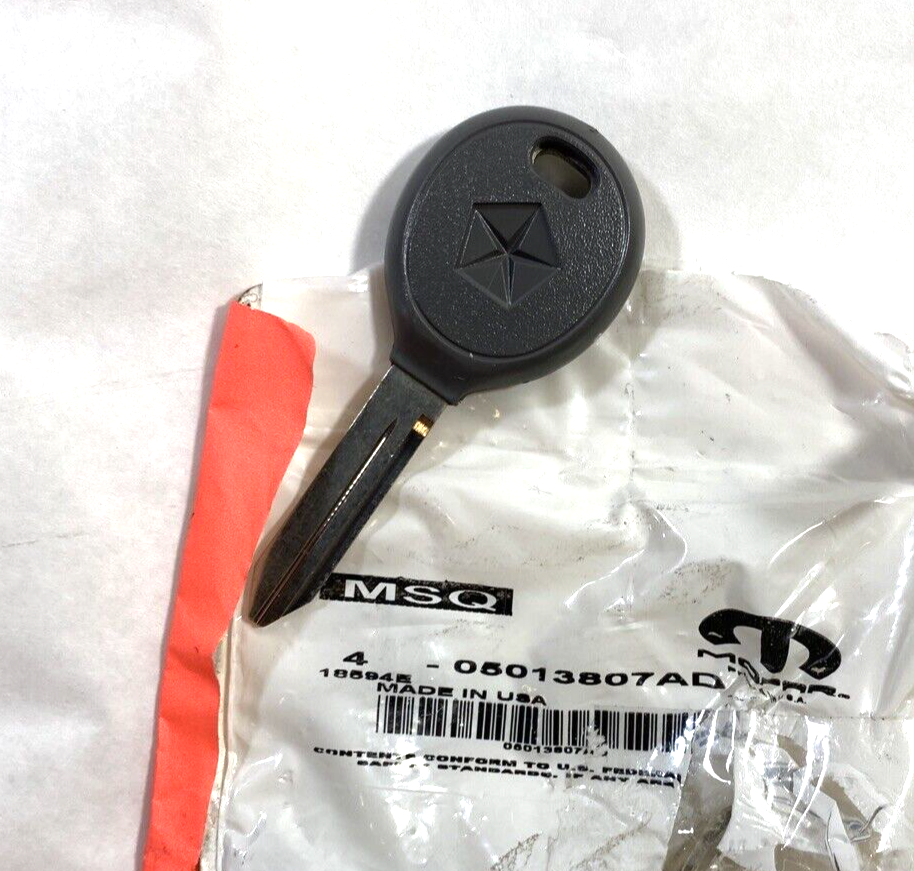 Genuine OEM Mopar Master Key 5013807AD