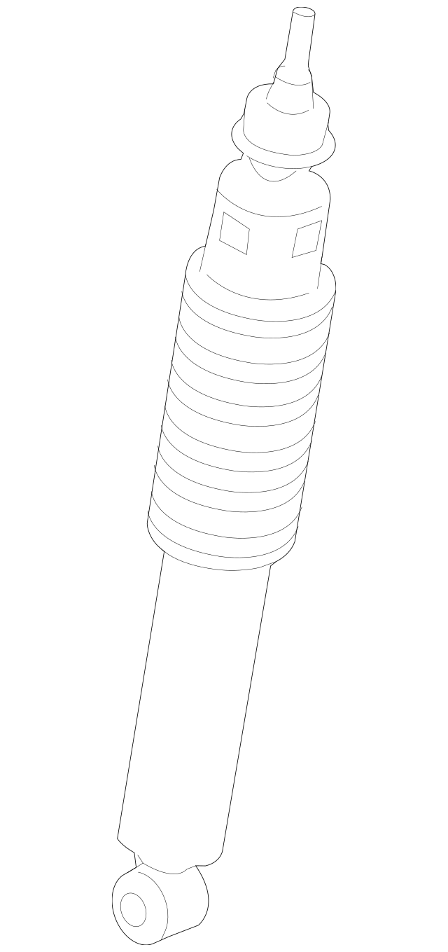 Genuine OEM Ford Suspension Shock Absorber-Shock ABSorber Motorcraft ASH12176