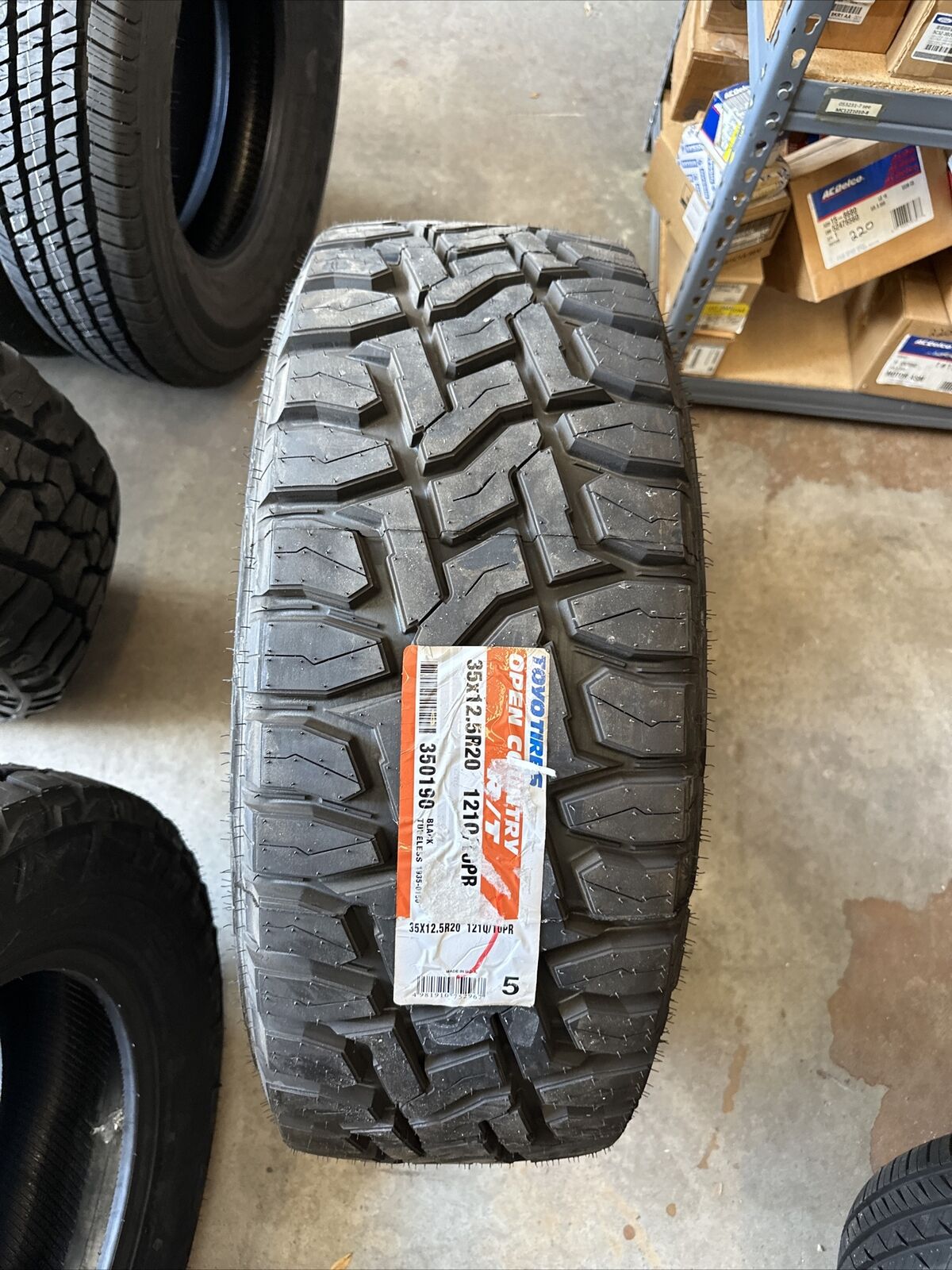 1 New Toyo Open Country R/T Tire - 35X1250R20 121Q E/10