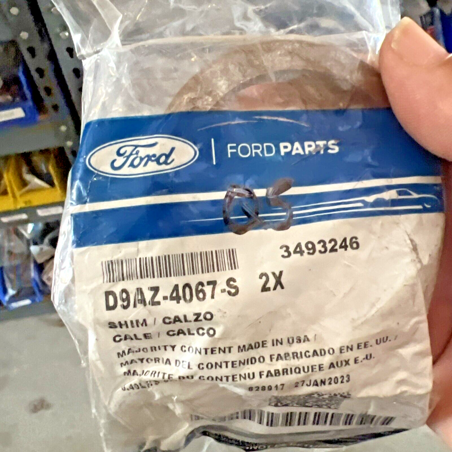 Genuine OEM Ford Explorer 8.8 Rear End Differential Bearing Shim 14-24 D9AZ4067S