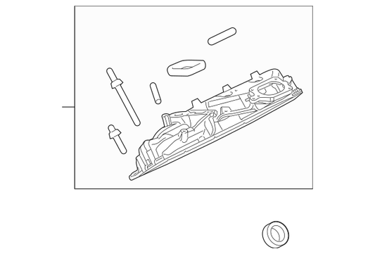 Genuine OEM Ford F-350 Super Duty Right Side Valve Cover Head 11-16 BC3Z6582M