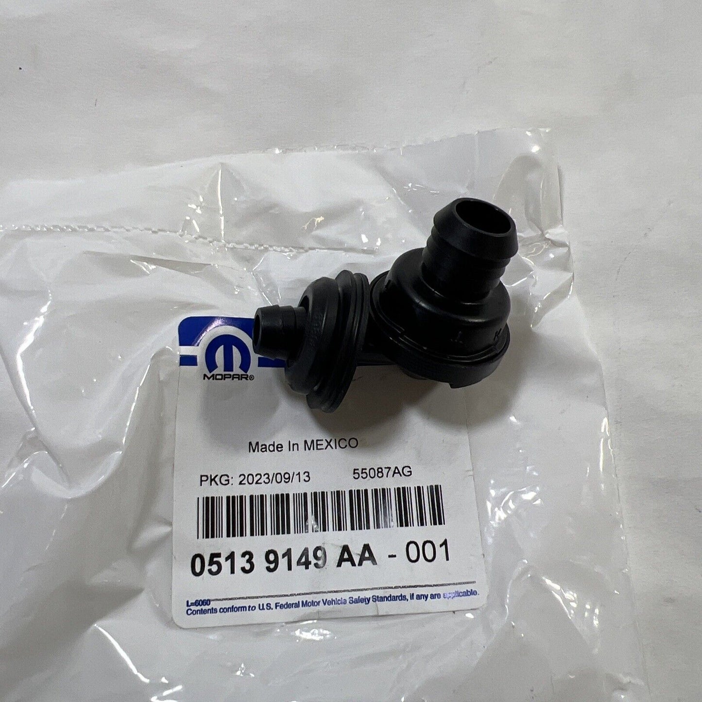 Genuine OEM Ford Mopar 2500 Power Brake Booster Check Valve 2005-2018 5139149AA