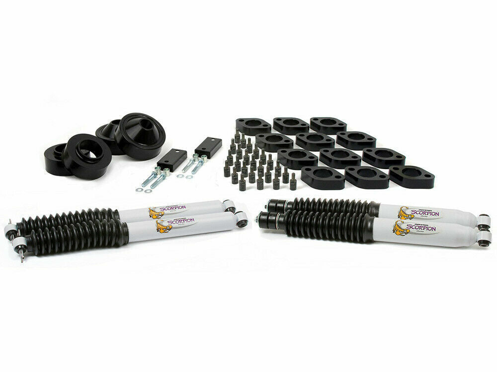 2.75" Lift Kit For Jeep Wrangler JK Suspension Lift Kit 2007-2018 KJ09161BK