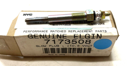 Elgin Engine Products 7173508 Glow Plug 10.5 V