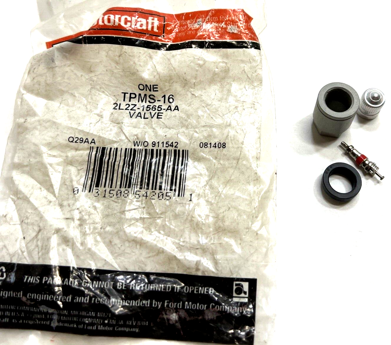 Tire Pressure Monitoring System Valve Assy Motorcraft TPMS16