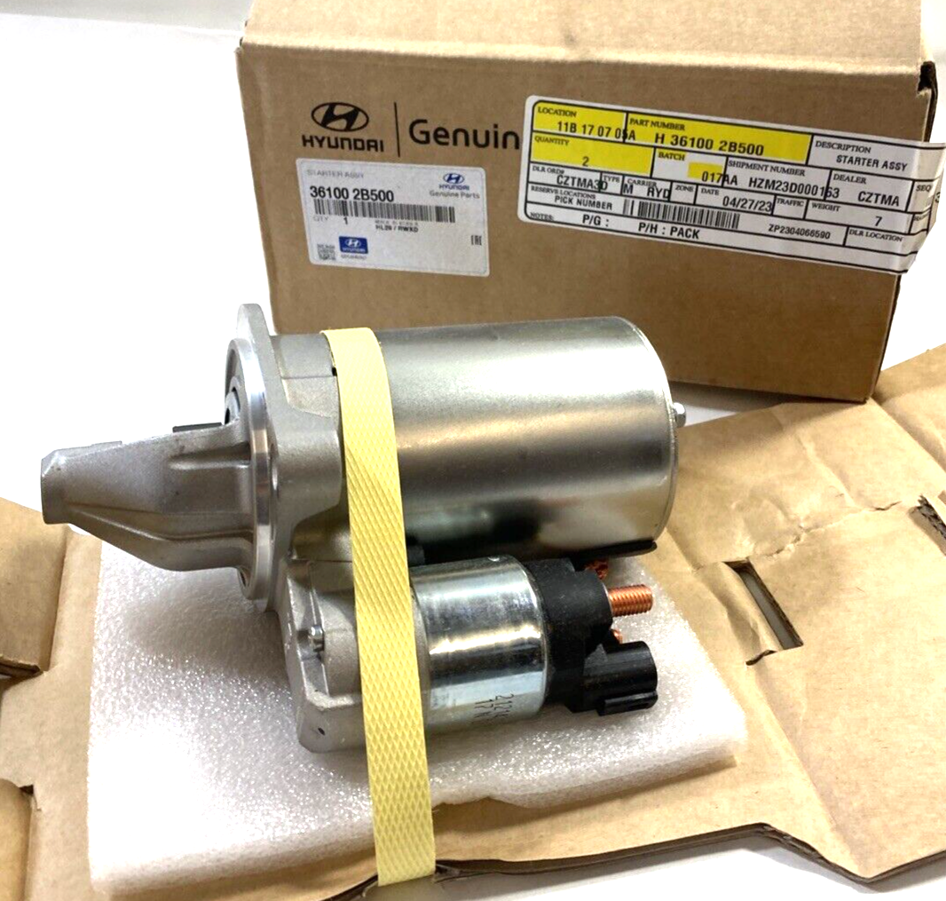 Genuine OEM Hyundai Veloster Starter Motor Assembly 2012-13 361002B500