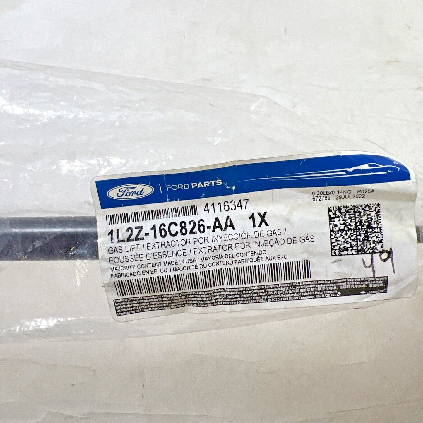 Genuine OEM Ford Explorer Hood Lift Support Strut 2002-2005 1L2Z16C826AA