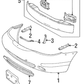 Genuine OEM Ford Contour Front Bumper Assembly 1998-2000 F8RZ17757CA