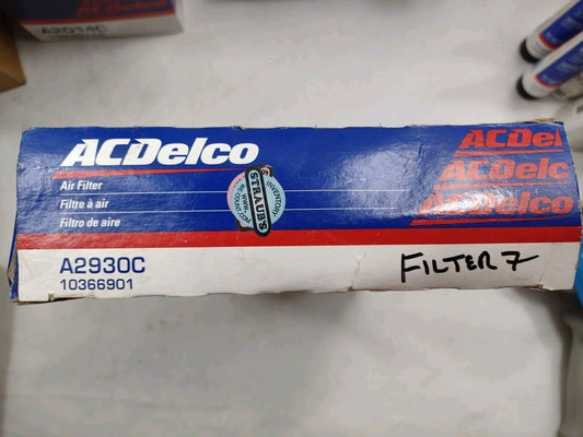 Air Filter  ACDelco GM OE/GM Genuine Parts  A2930C