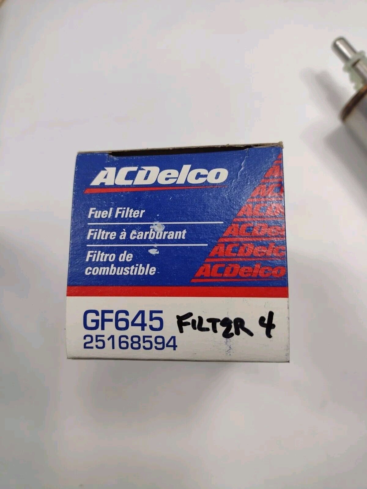 Genuine OEM ACDelco GF645 Fuel Filter GM 25168594