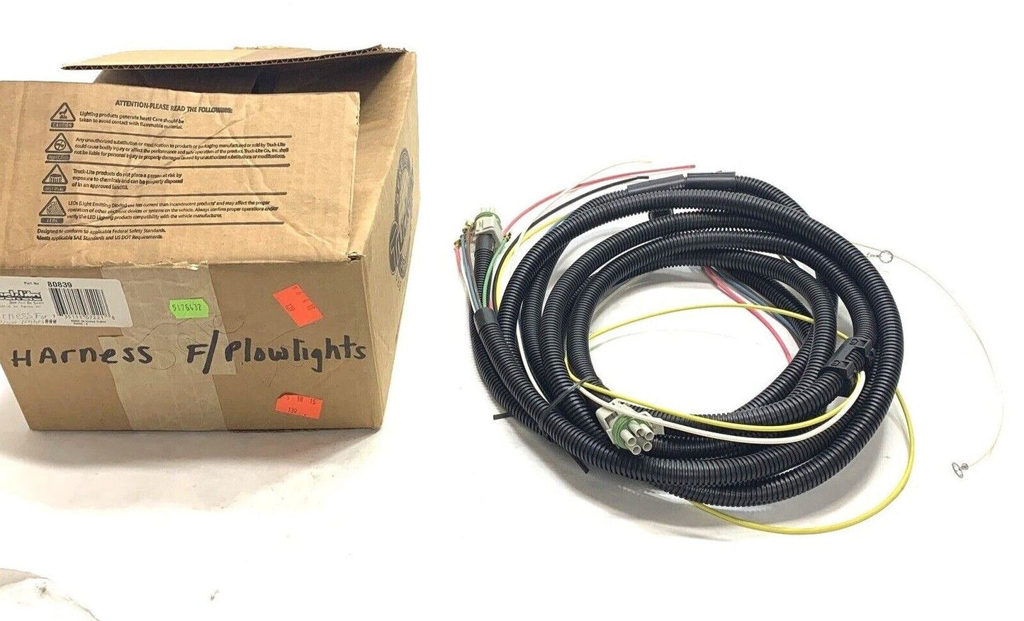 New OEM Trucklite Wire Harness For Plow Lights 80839