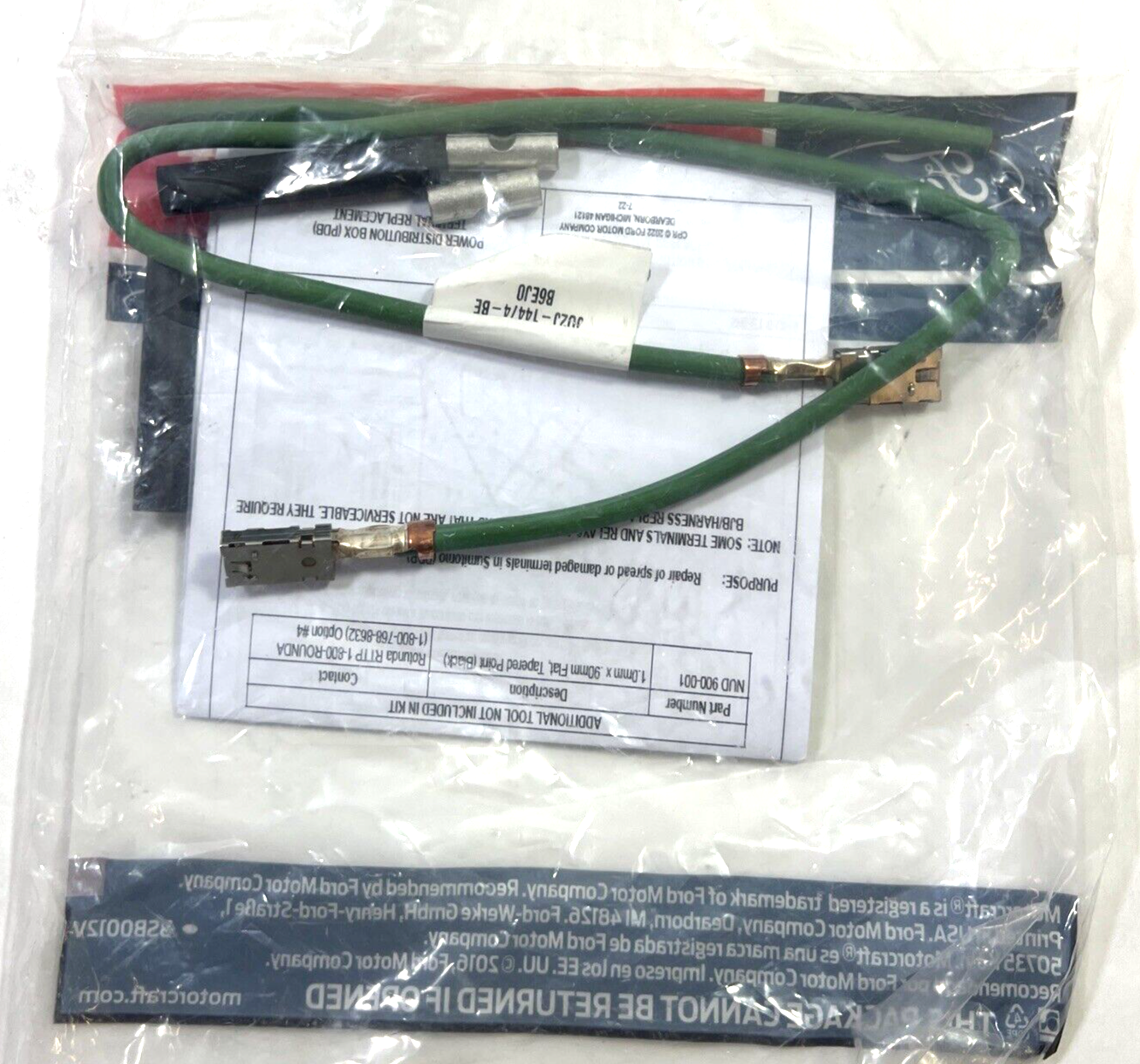 Genuine OEM Ford Fuel Pump Jumper Harness Kit Motorcraft WT1052