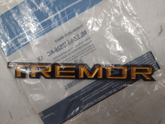 Genuine OEM Ford F150 "Tremor" Nameplate 2021-2023 ML3Z9942528AC