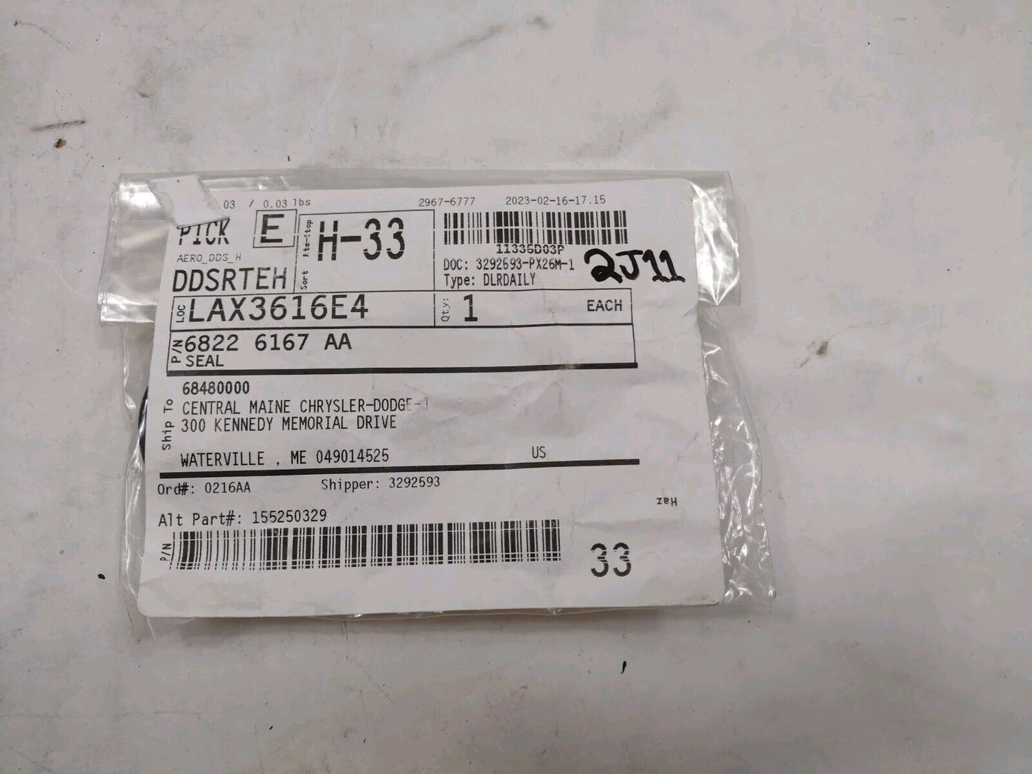 Genuine Mopar Output Seal 68226167AA