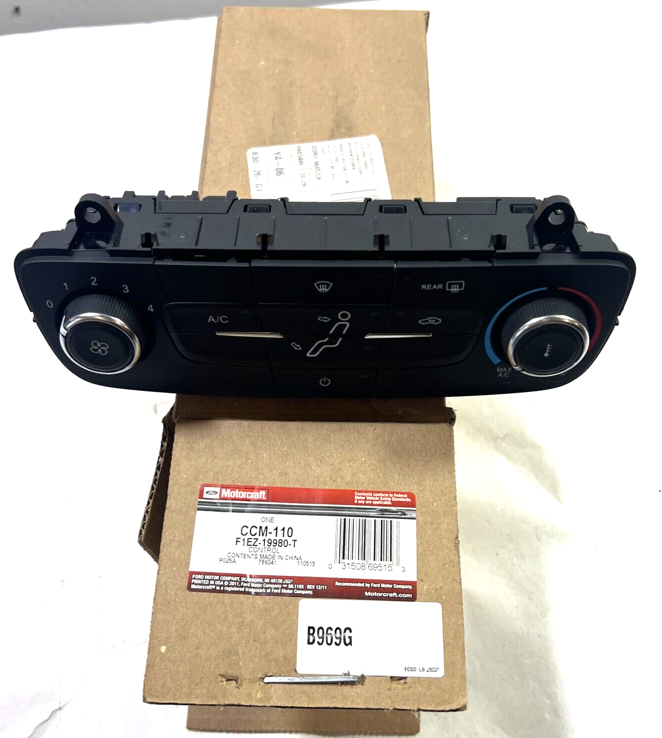 Genuine OEM Ford Focus A/C & Heater Climate Control Module Motorcraft CCM110