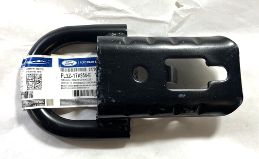 Genuine OEM Ford F-150 Front Left or Right Side Tow Hook Black 07-23 FL3Z17A954E