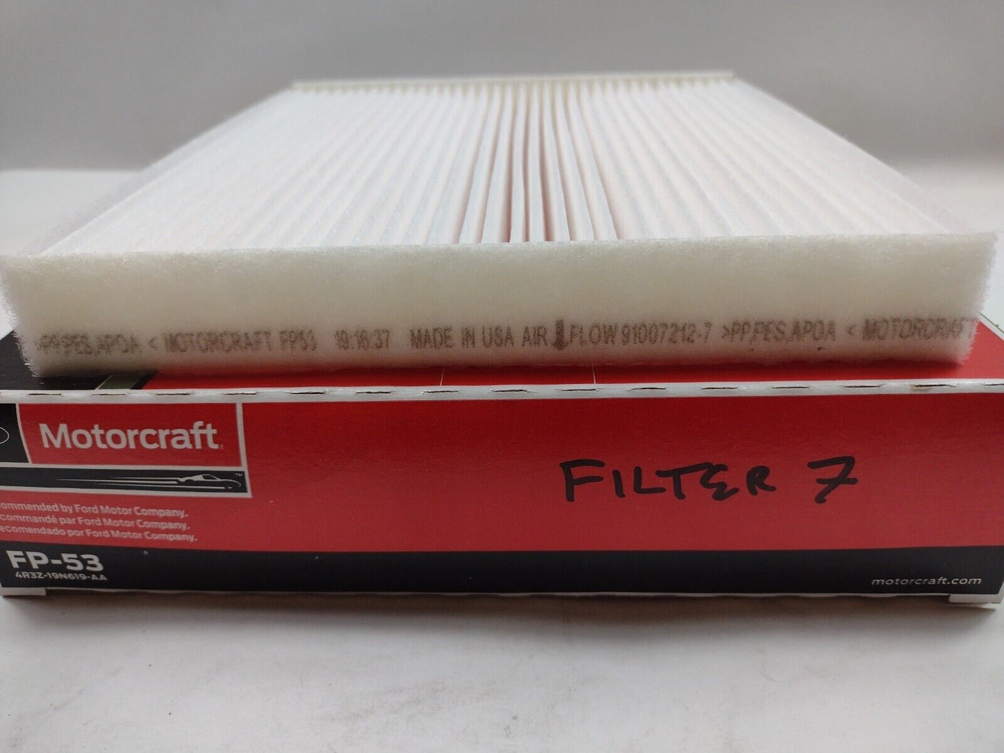 Cabin Air Filter Motorcraft FP-53 fits 05-13 Ford Mustang