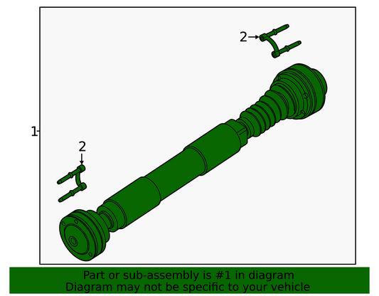 Genuine OEM Ford Bronco Drive Shaft Assembly 2021-2023 MB3Z4A376W