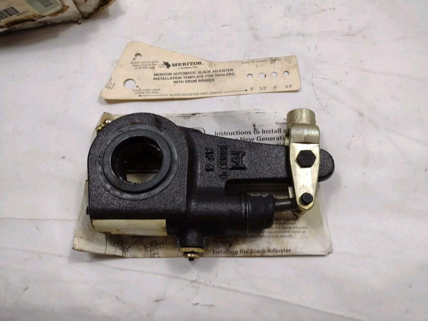 Genuine Meritor Automatic Slack Adjuster For Trailer Brakes NOS R801073