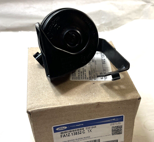 Genuine OEM Ford Lincoln MKX Low Pitch Electric Horn with Bracket FA1Z13832C