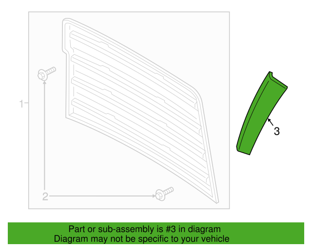 Genuine OEM Ford F-150 Raptor Driver Side Hood Decal 2019-2020 KL3Z6320001AA