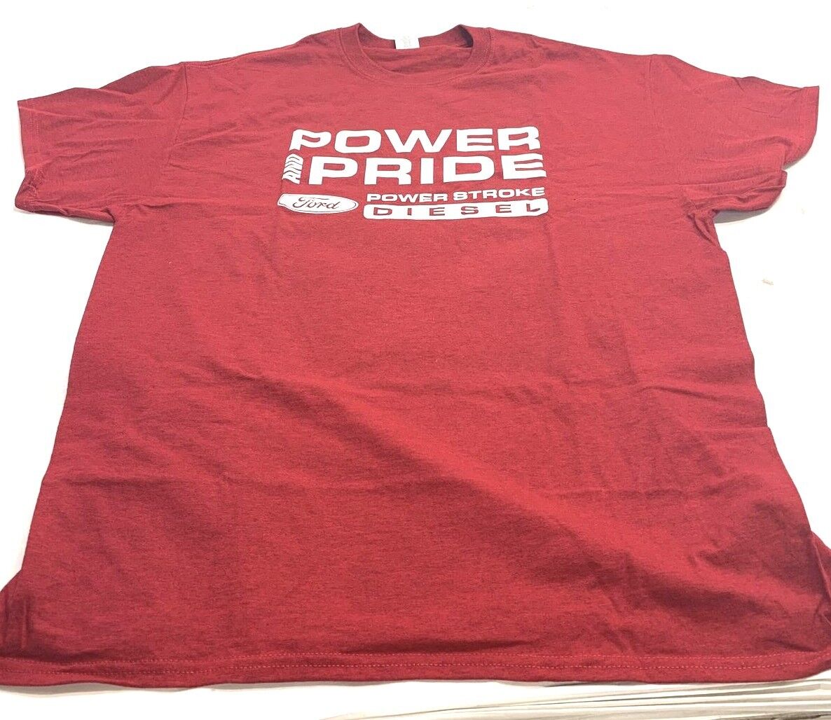New Ford T-Shirt Power & Pride. Powerstroke T Shirt Red XL or XXL