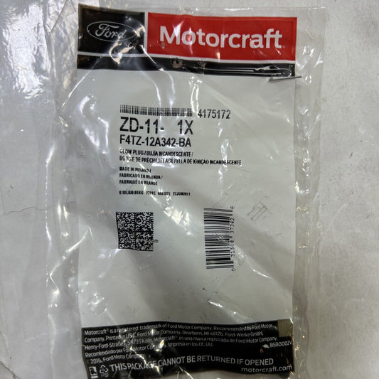 Genuine OEM Ford Glow Plug Motorcraft ZD11