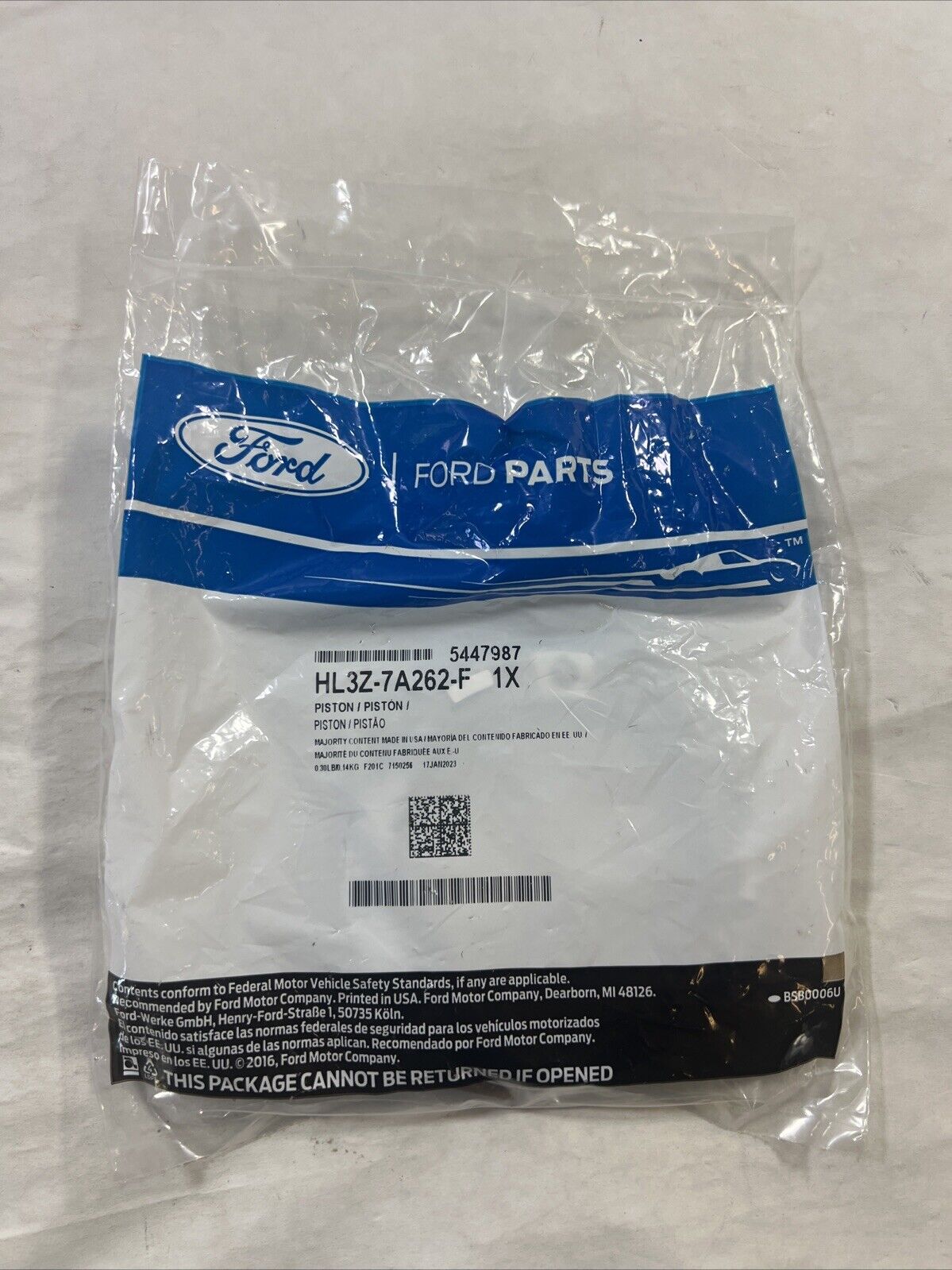 Genuine OEM Ford Piston Ring HL3Z7A262F