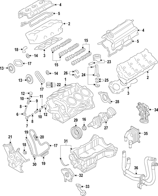 Genuine OEM Ford Non-Turbo Right Passenger Engine Motor Cylinder Head DG1Z6049A