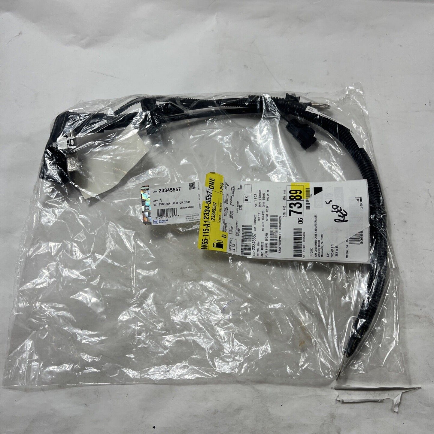 Genuine GM Negative Battery Cable 23345557