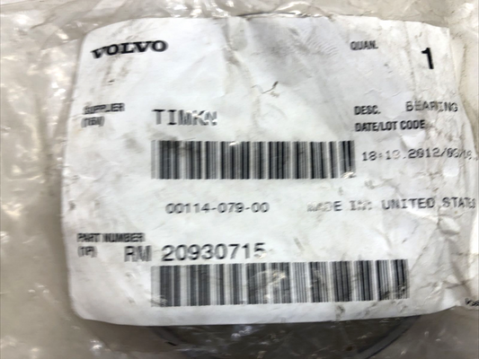 New OEM Volvo Bearing Cup  20930715