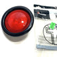 Trucklite 40015R Lamp Kit, 4" Round Stop Turn Tail Light w/ Gasket, 12V, Red
