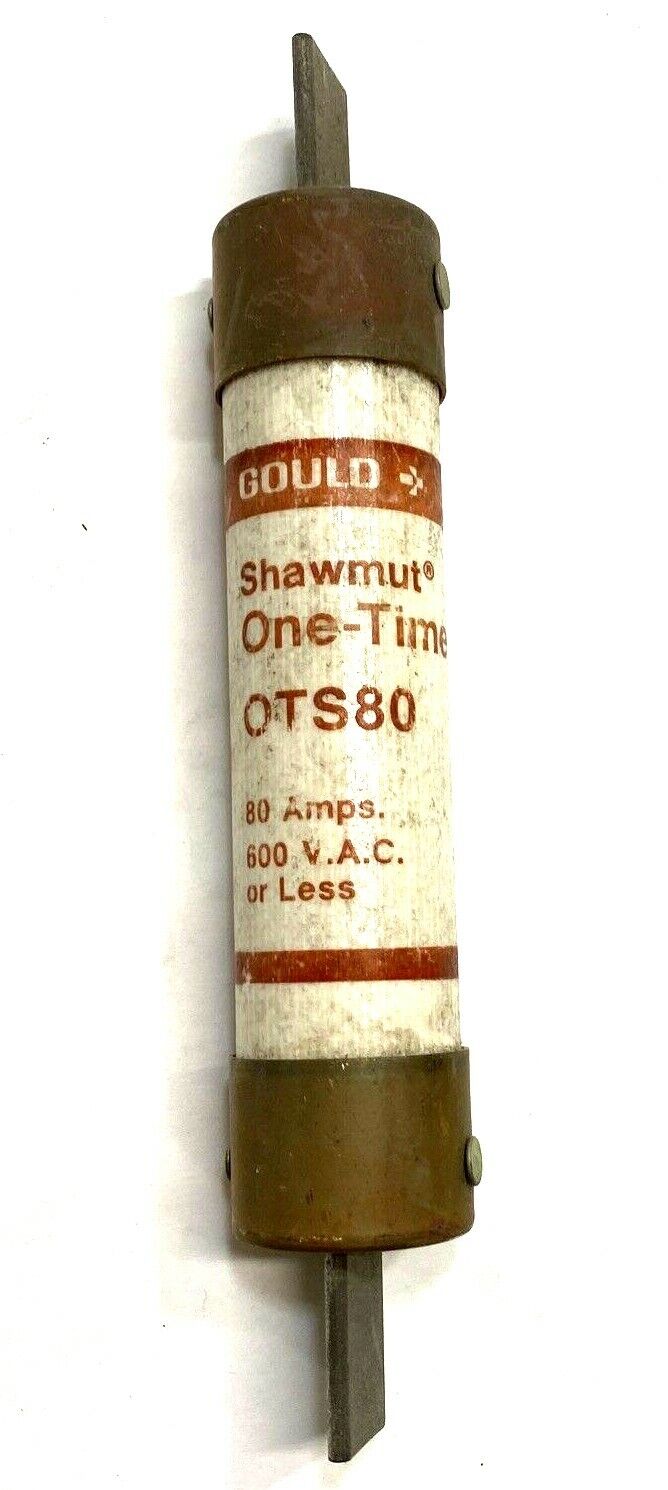 Gould Shawmut One Time Use Fuse 80A 600V OTS80