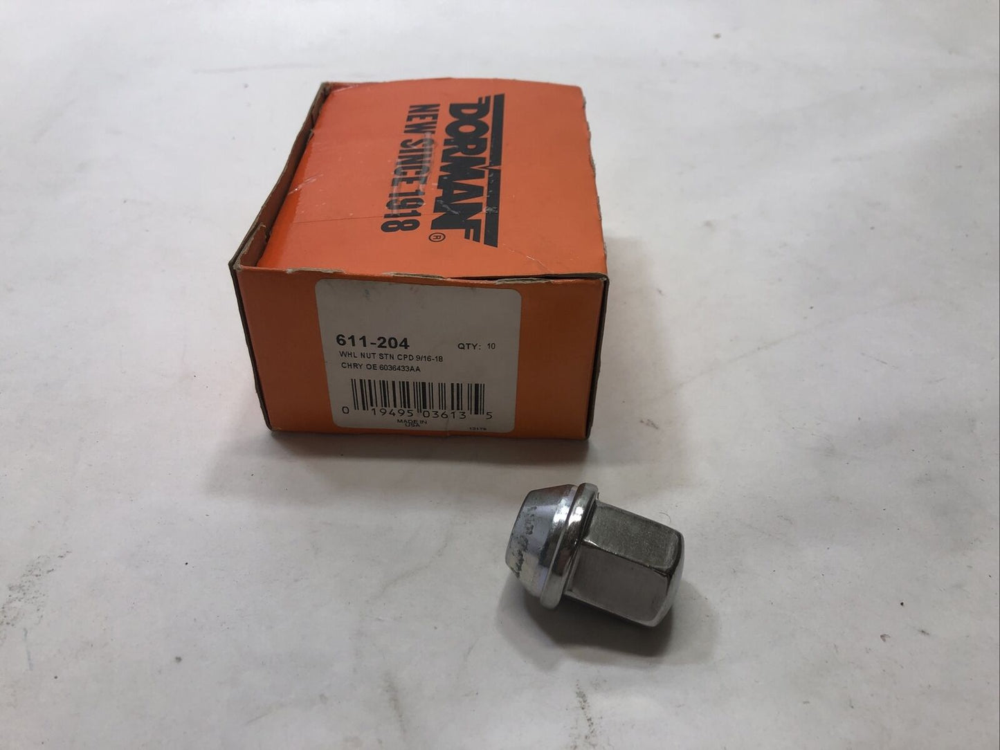 1 Single* New Dorman Wheel Lug Nut For Dodge Ram 611-204